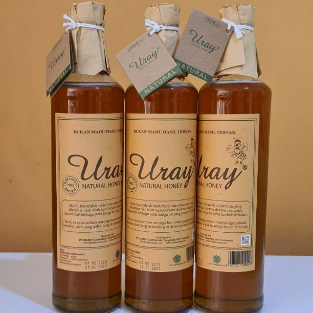 

Madu Uray Organik 640 ml (875 gr)
