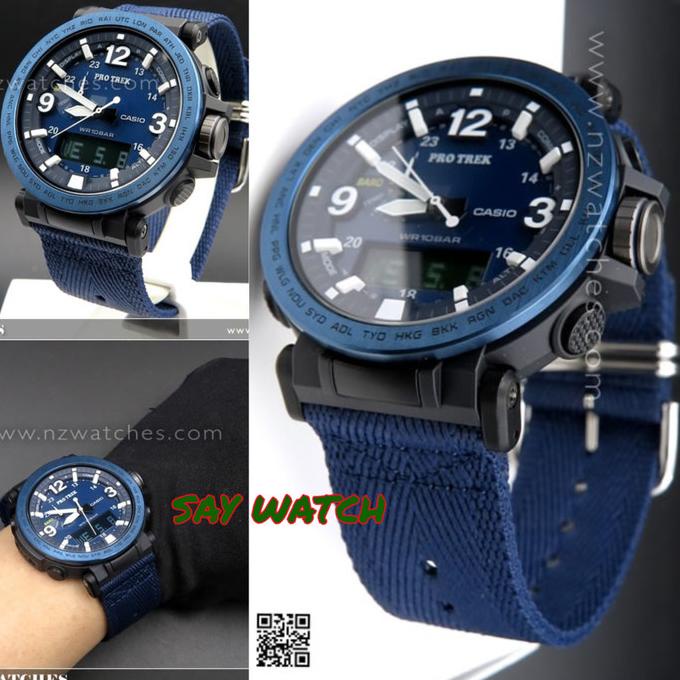 Jam Tangan Pria Casio Protrek PRG-600 Blue Original BM