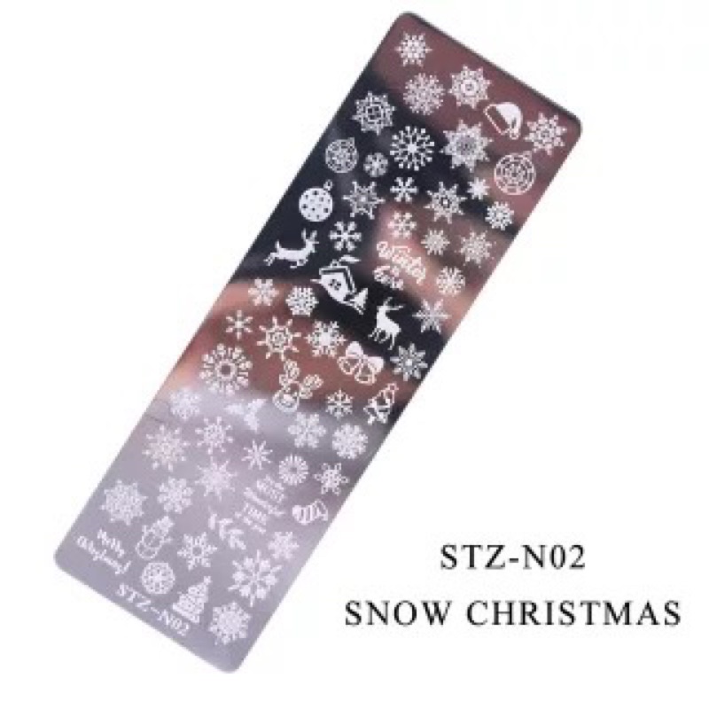 STZ STAMPING PLATE STAMP PLATE NAIL ART / hiasan stamping gel plat besi stamp nail polish