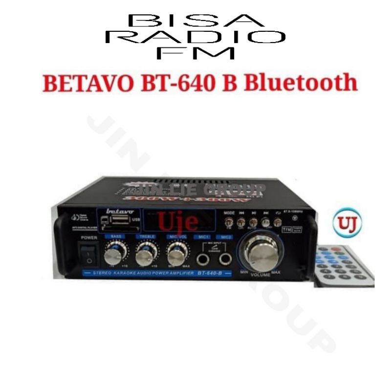 AMPLIFIER BETAVO MINI BLUETOOTH USB RADIO BT640