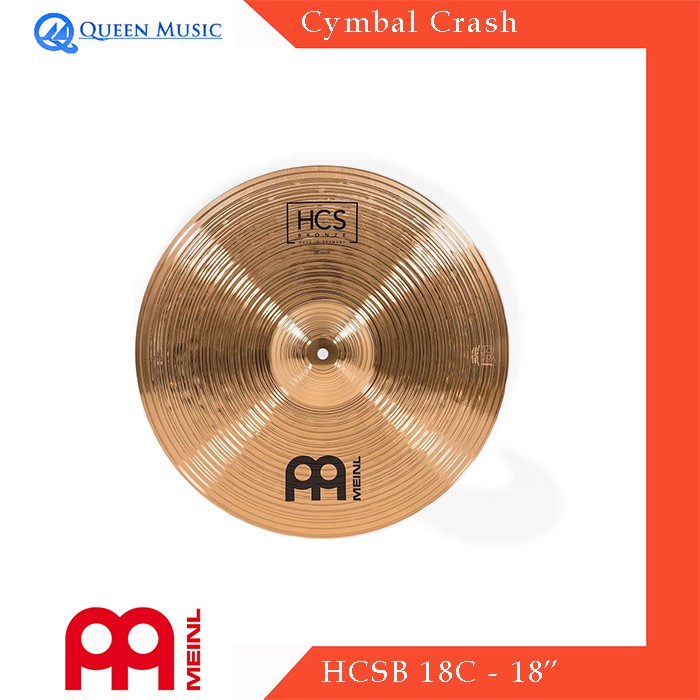 Cymbal Crash Meinl 18" - HCS Bronze 18C - HCSB18C