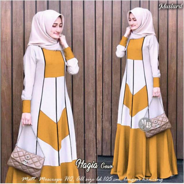 GAMIS SYAR'I GAMIS HAGIA GAMIS MURAH GAMIS MUSLIMAH