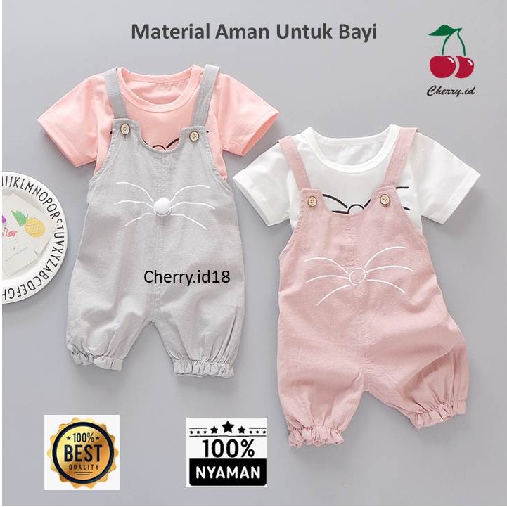  6 3Thn COD Baju Overall Anak  Setelan Baju Overall Anak  