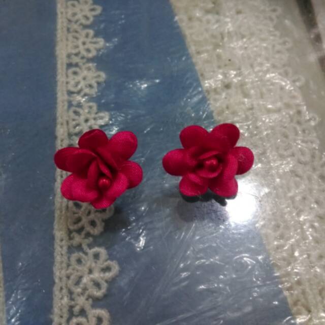 Bunga melati kecil hiasan aksesoris baju bros