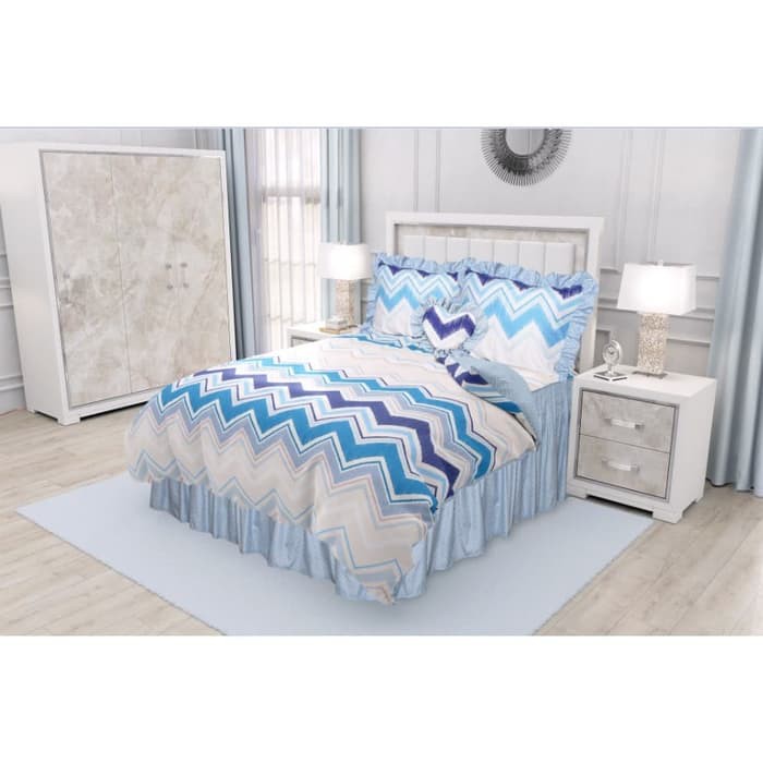 Bed Cover King California Rumbai 180x200 Aquarius | Shopee Indonesia