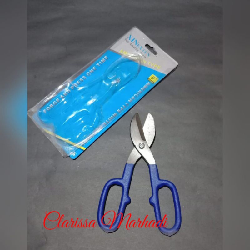 

Gunting seng Xinexten 8 inch gunting hollo 200 mm gunting baja ringan