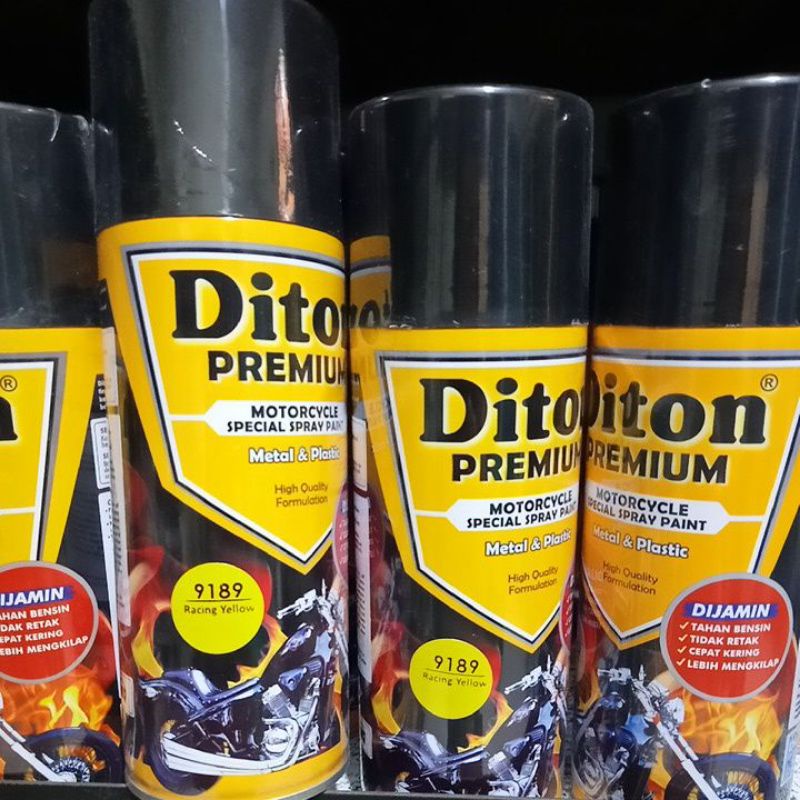 DITON Premium Pilok Pilox Warna Kuning Orange Yelow ( Tiger Yellow, Master Yellow, Yellow Metallic, Candytone Orange, Candy Yellow, Flouorescent Orange Stabilo, Stabilo Yellow, Pastel Yellow, dll )) 400cc/400ml