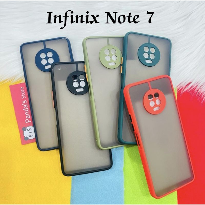 Case Infinix Hot 9 , Note 7 , Note 7 Lite My choice Original + Ring Kamera / Pelindung Kamera (PsS)