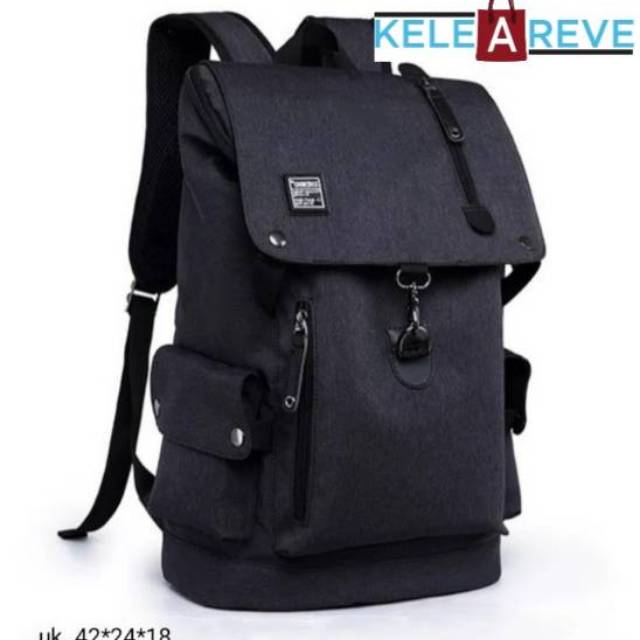 KELEAREVE Tas Sekolah Ransel Backpack Anak Cowok Cewek Pria Wanita SMP SMA SMK Murah Kasual Codora Bandung-4