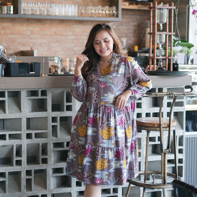 BIG SIZE  OVERSIZE JAMIE DRESS BY ISUKA FASHION