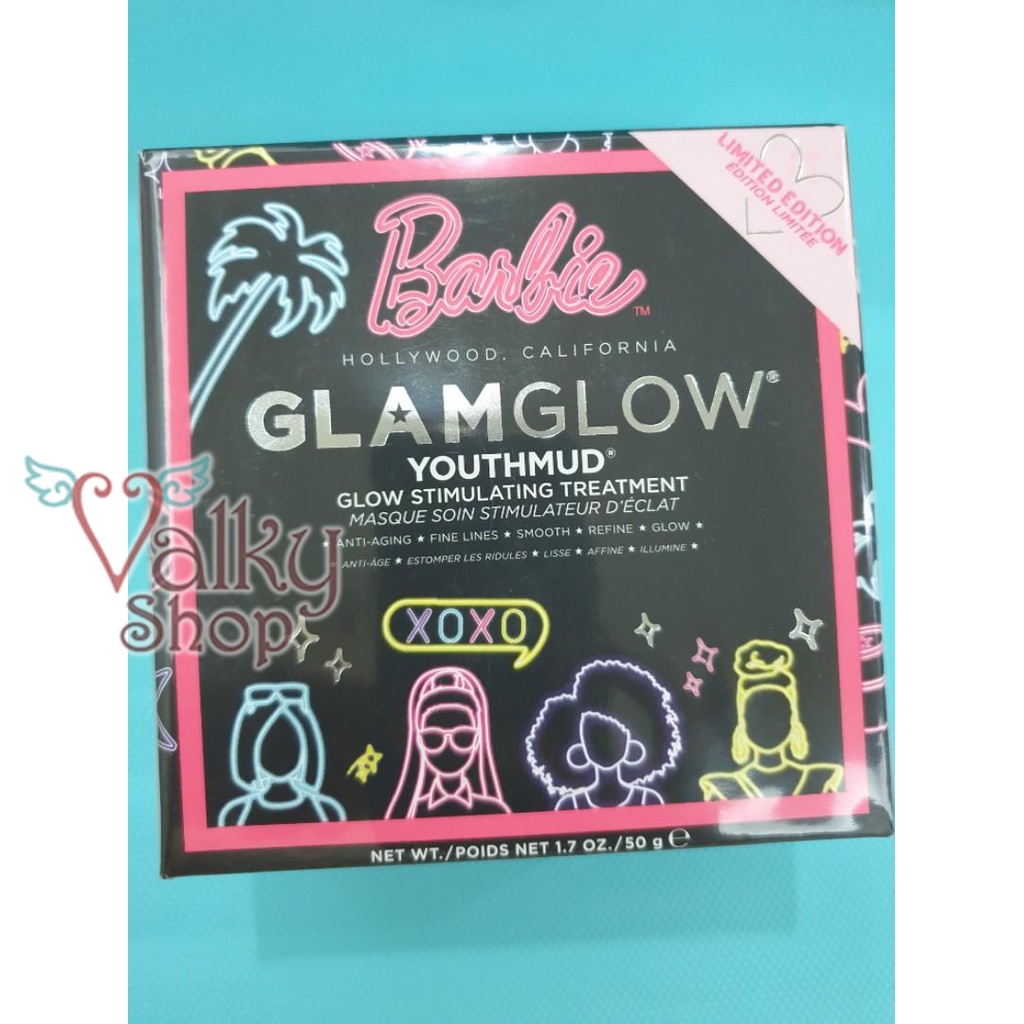 100% ORIGINAL GLAMGLOW x BARBIE Mask SUPERMUD YOUTHMUD GRAVITYMUD FLASHMUD THIRSTYMUD POWERMUD Glows