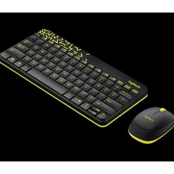 Logitech MK240 Mini Keyboard Mouse Wireless - Hitam