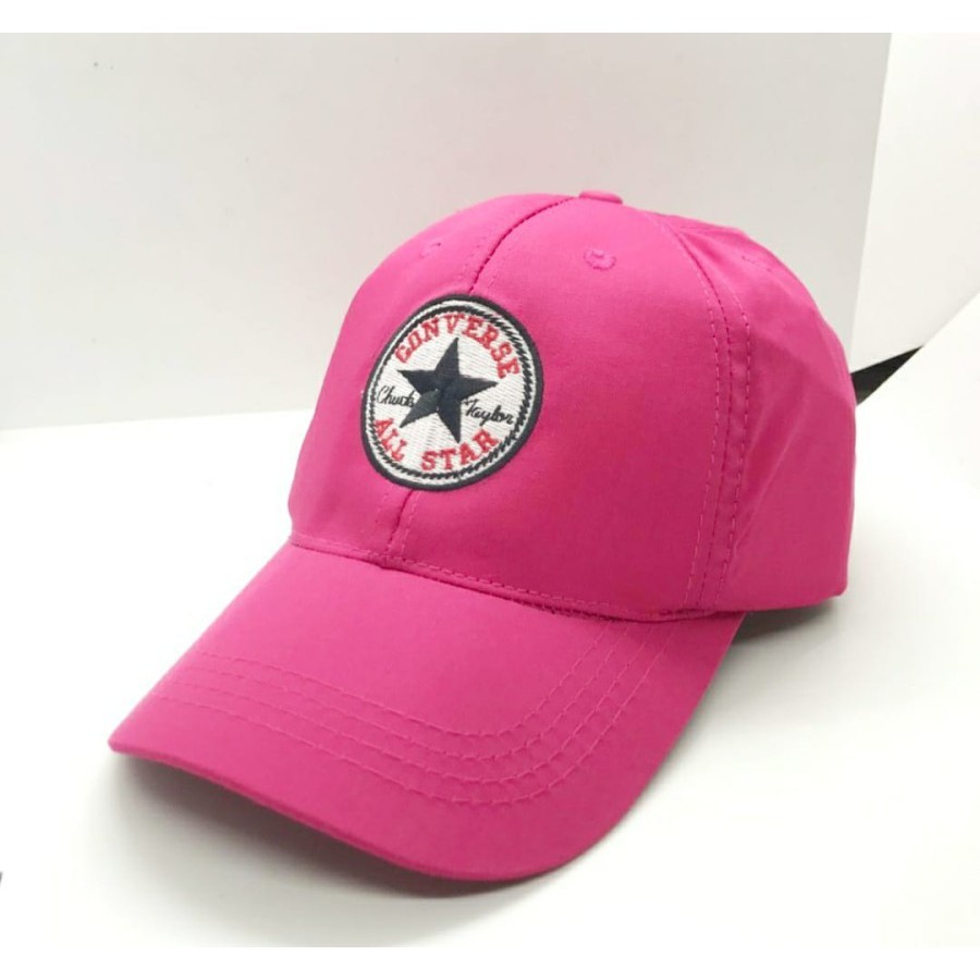 Topi Distro Style Pria Wanita Kekinian - Topi Baseball Bordir Converse - PURANGSAKATO_SHOP.