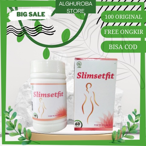 Kapsul Pelangsing Kapsul diet Detox Obat herbal untuk mengurangi lemak tubuh dengan Kapsul herbal Slimsetfit