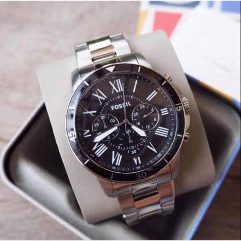 FOSSIL GRANT FS5236 JAM TANGAN PRIA ORIGINAL 100% FREE BOX