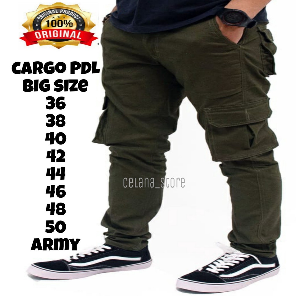 CELANA CARGO PANJANG BIG SIZE 36-50/CELANA CARGO BIG SIZE/CELANA PDL JUMBO/CELANA KARGO PANJANG BIG SIZE/COD BAYAR DI TEMPAT