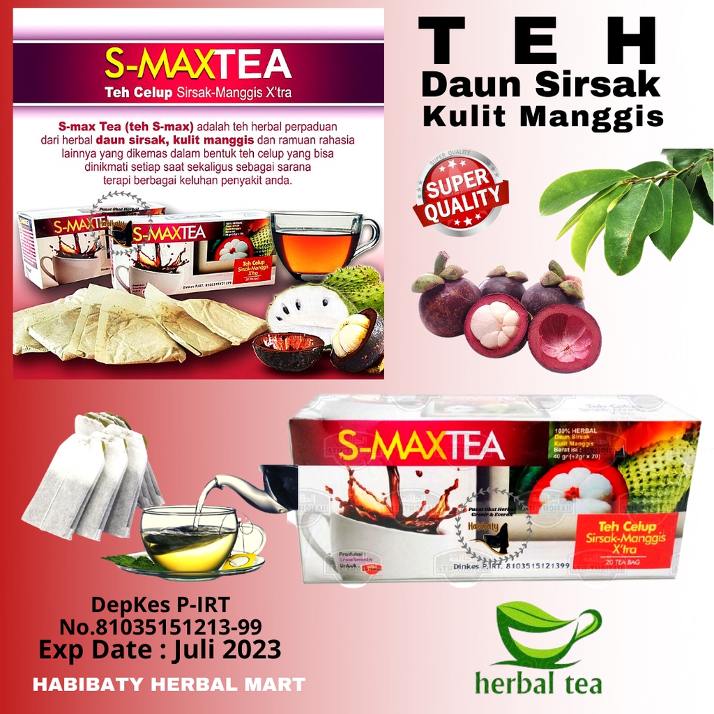 

Teh Herbal Daun Sirsak Kulit Manggis 20 kantong