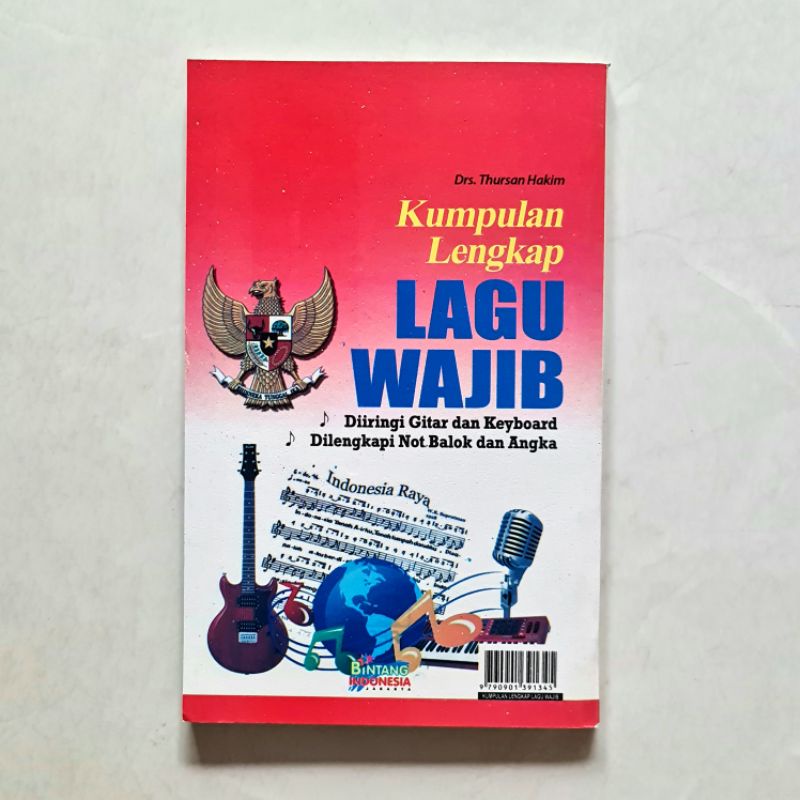 READY STOK !!! BUKU KUMPULAN LENGKAP LAGU WAJIB