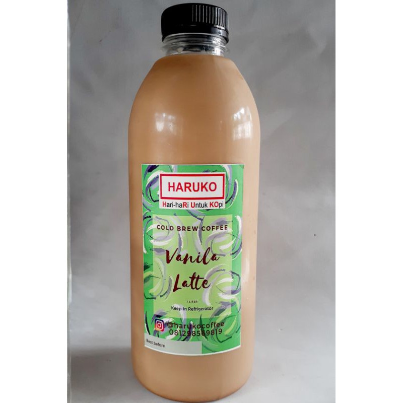 

Cold Brew Coffee - Vanila Latte 1 liter