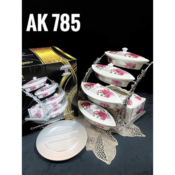 fiorenza prasmanan tingkat dengan wadah tisu Ak-785