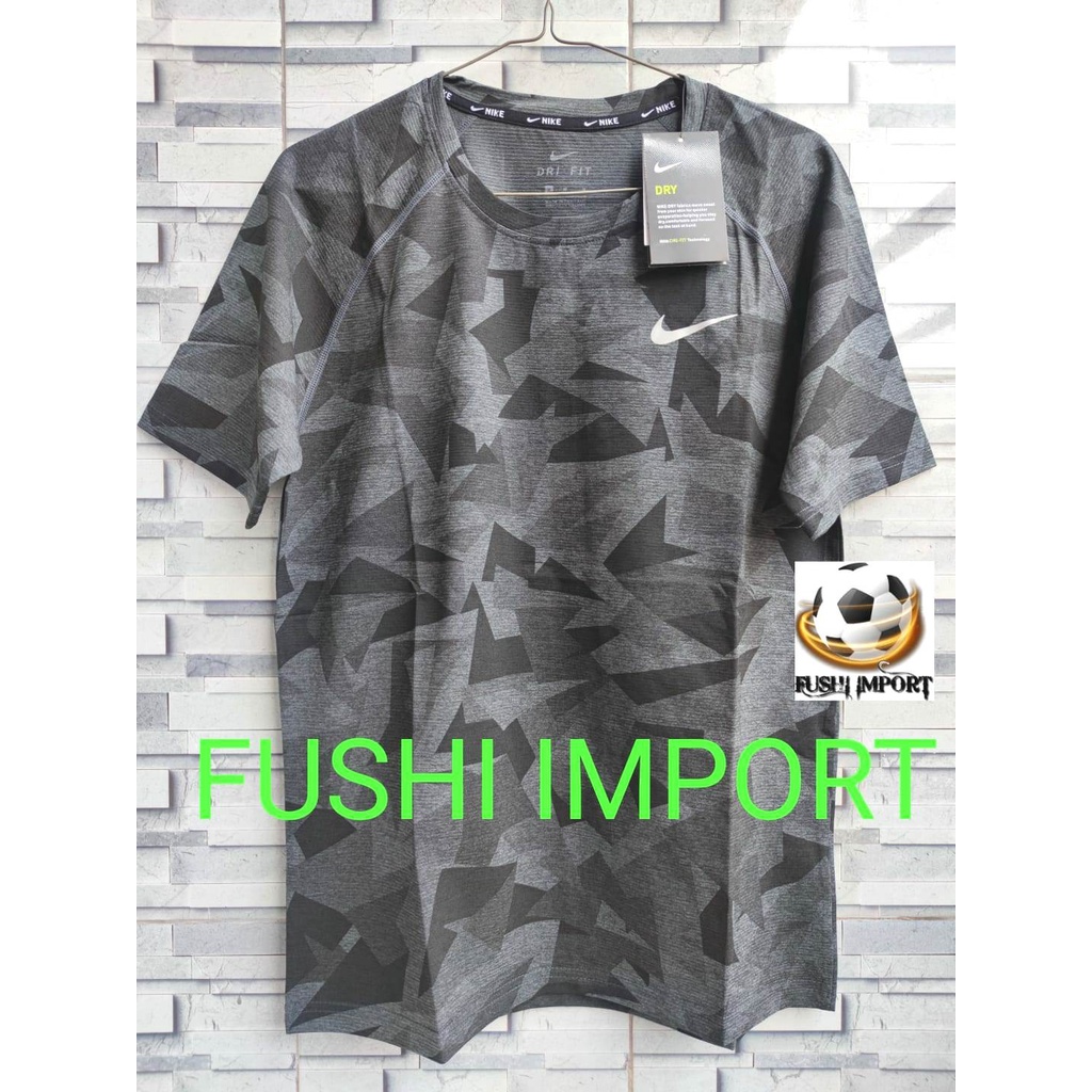 PREMIUM Kaos Running 922# Kaos Olahraga Running Training Dryfit Crystal Silk Import Pria Adem Dingin Cepat Kering Bernapas