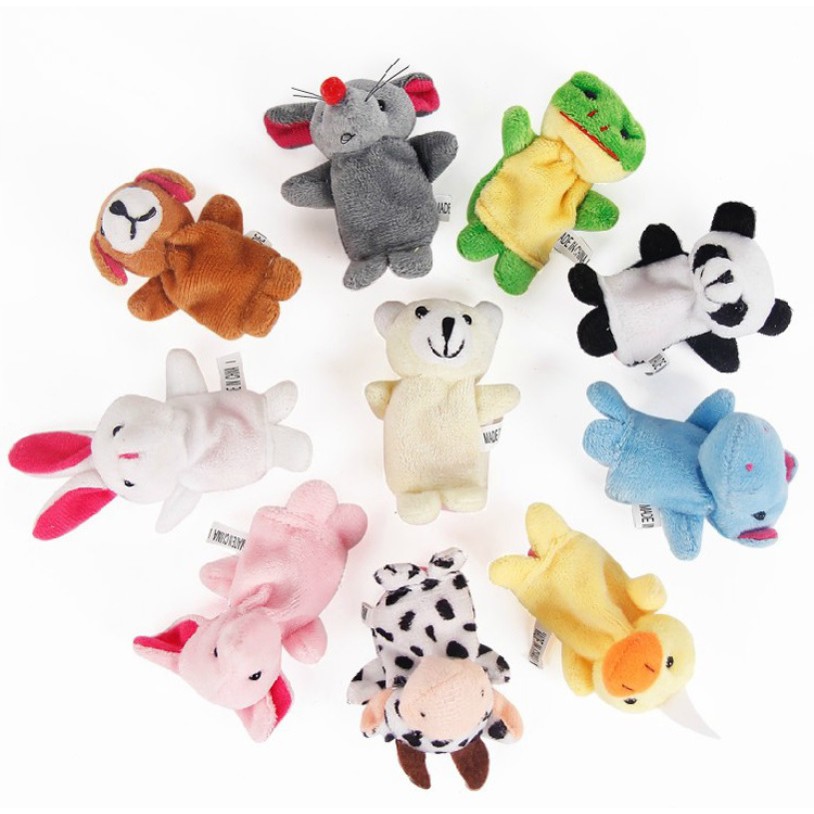 ( 1 set 10 pcs) Boneka jari binatang import