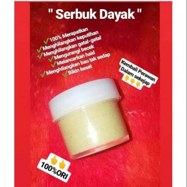 

Serbuk dayak herbal alami warisan nenek moyang dayak asli