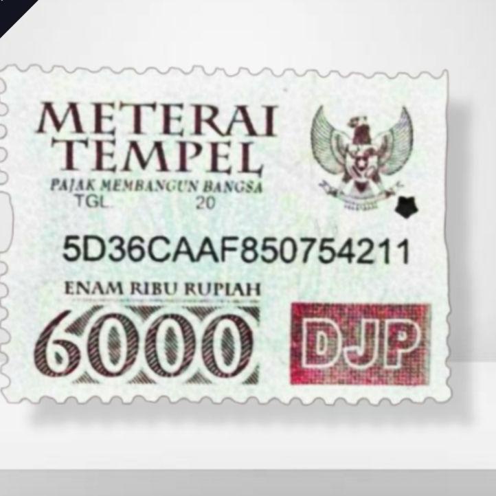 

[KODE LJZNI] Materai 6000 Tahun 2010 2011 2012 2013 2014 2015 Matrai Tempel Lama Asli Original Pos