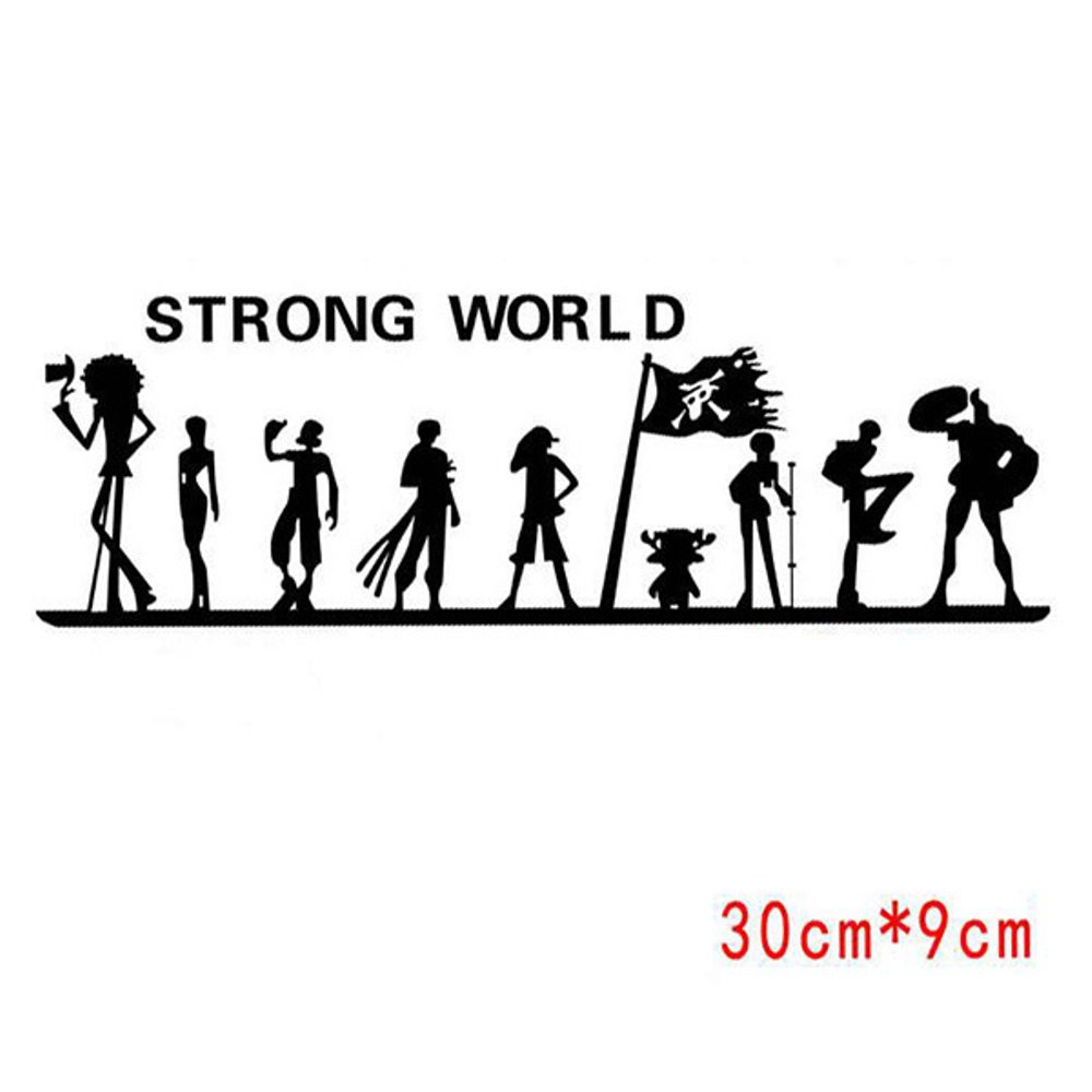 

TERMURAH sticker one piace strong world TERLARIS