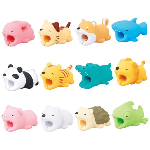 Cable Bite Animal Pelindung Kabel USB lucu Cute