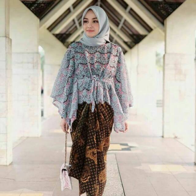 Cape brokat serut murah . Cape kirana serut