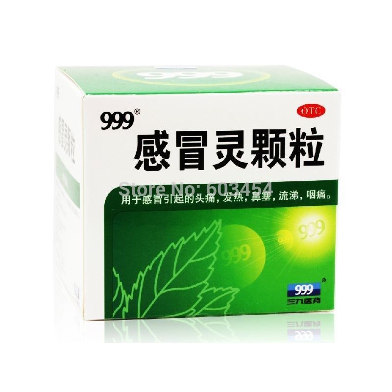 999 Ganmao Qingre Granules Obat demam,flu,meriang