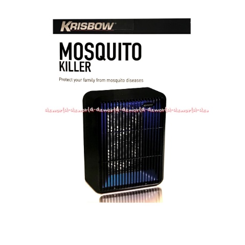 Krisbow Mosquito Killer Alat Perangkap Nyamuk Indoor dan Outdoor Kipas Ganda 9watt Daya Hisap 2x Lebih Baik Kris Mosquito Kiler Black Hitam