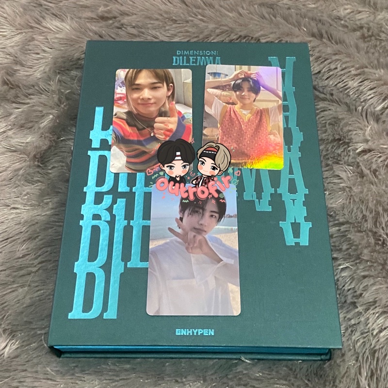 ENHYPEN DIMENSION DILEMMA CHARYBDIS ALBUM UNSEALED PHOTOCARD LUCKY DRAW M2U SUNGHOON JUNGWON NI-KI