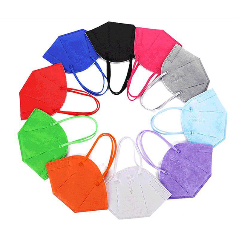 MASKER KN95 WARNA DEWASA 5PLY NON MEDIS TALI WARNA MENYESUAIKAN WARNANYA