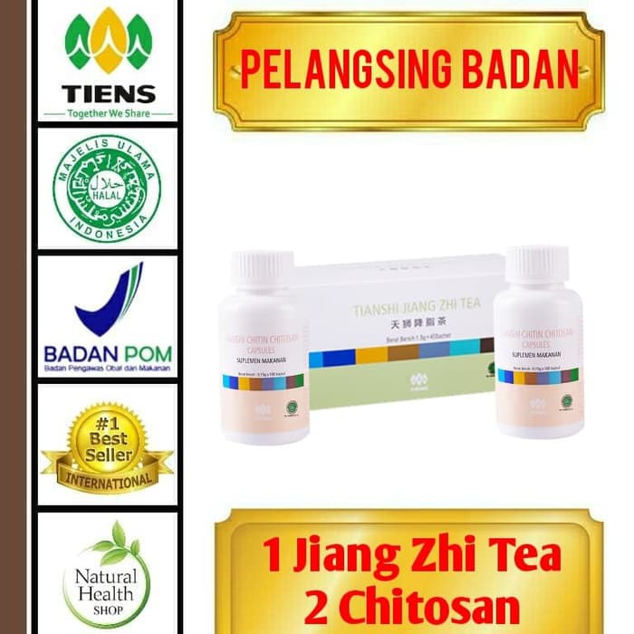 Pelangsing Badan Tiens  Obat Diet Herbal  Penurun lemak  Detoks