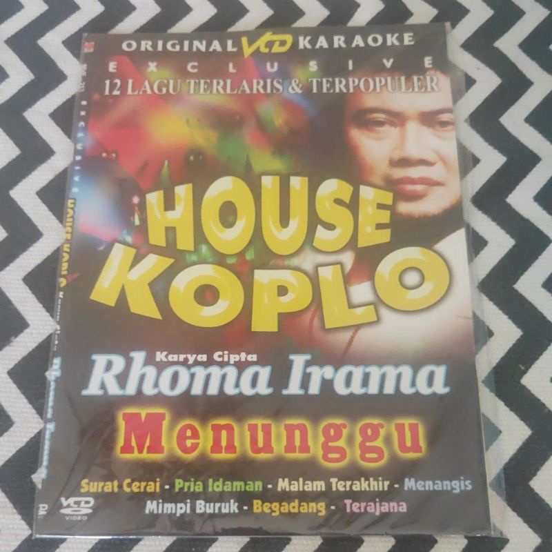 VCD KARAOKE ORIGINAL EXCLUSIVE HOUSE KOPLO RHOMA IRAMA