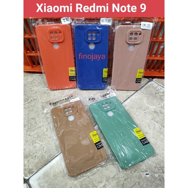 Softcase Xiaomi Redmi Note 9 Silikon Casing Selicon Case Macaron Pelindung Pro Camera