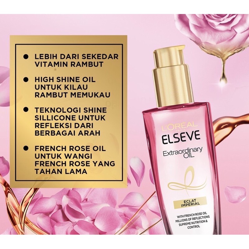 OliveShop ❤️ Loreal Extraordinary Oil Gold Pink Red Floral Jasmine Rose Lavender