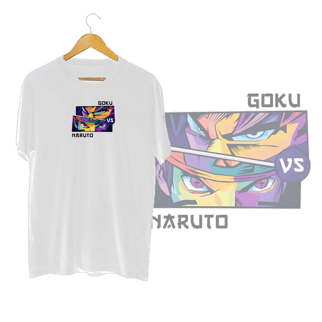 KAOS OVERSIZE GOKU VS NARUTO T-SHIRT