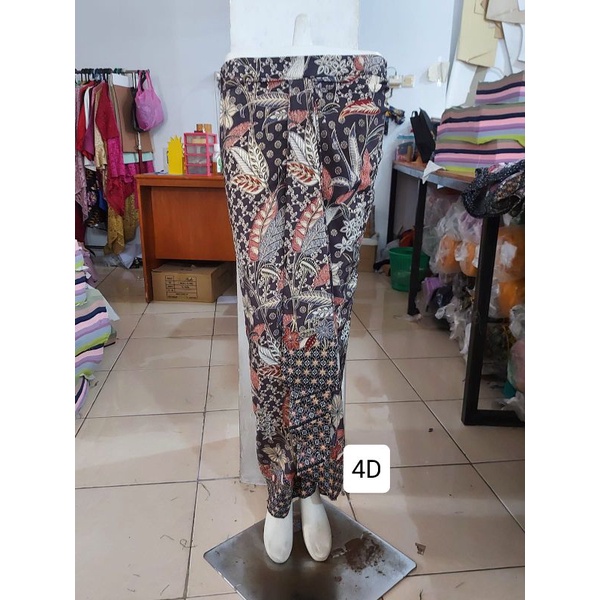 (2/3) Rok batik FOIL EMAS pinggang karet. Langsung pakai. Termurah produksi sendiri. KeroncongBusana-4D