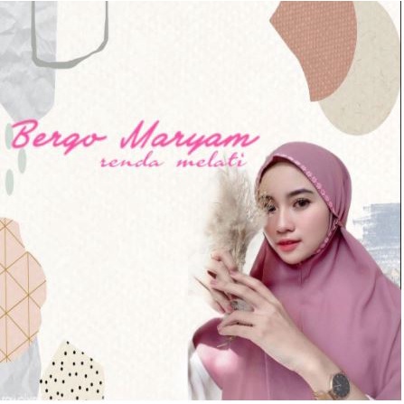 BERGO MARYAM KCB-LIPIT RENDA/BERGO MARYAM RENDA/BERGO RENDA MELATI BEST SELLER