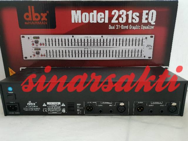 Equalizer/Equaliser DBX 231s/231 Silver ( 2x31 channel ) silver murah baru