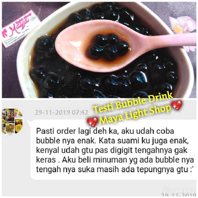 Paket Boba milk tea +brown sugar gula merah + bubble tapioca pearl drink powder minuman bubuk halal bubble tea