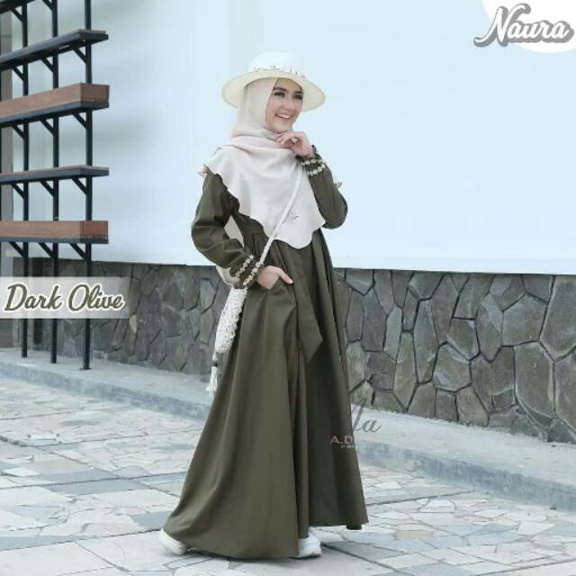 Naura Dress Original By Aden Hijab