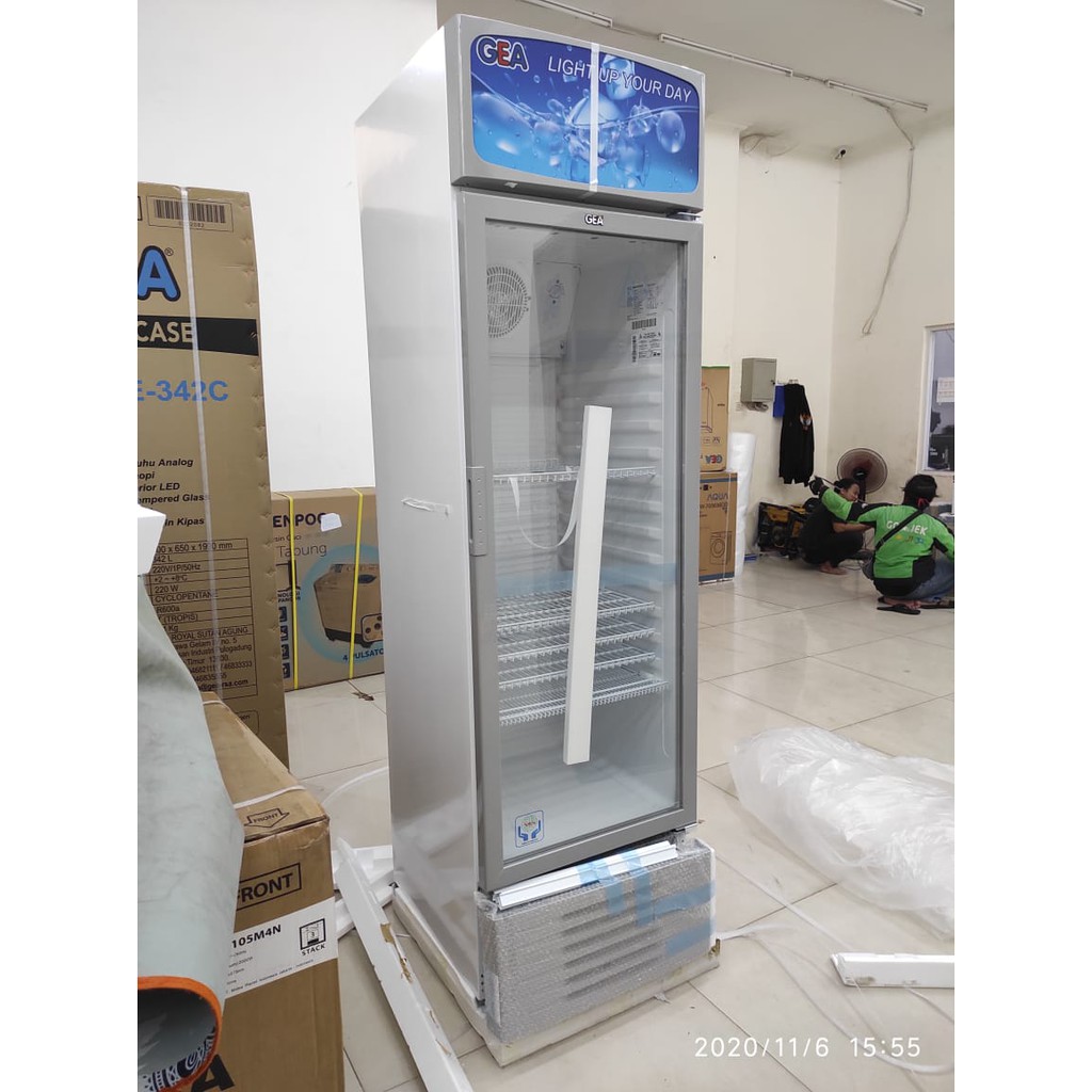 SHOWCASE GEA EXPO 382P 382 P DISPLAY COOLER KULKAS MINUMAN LOW WATT