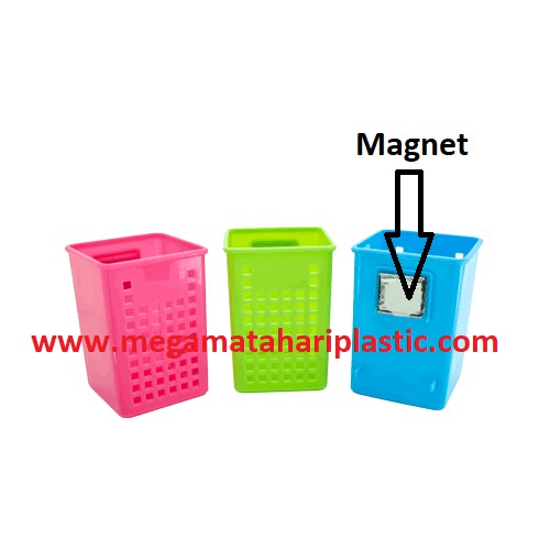 

Termurah Tempat Pensil Pen Note KOTAK / Stationery Holder With Magnet