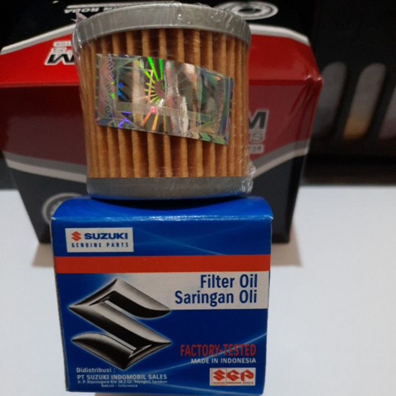 FILTER OLI SUZUKI SATRIA FU 150 GSX ORIGINAL SUZUKI GENUINE PART