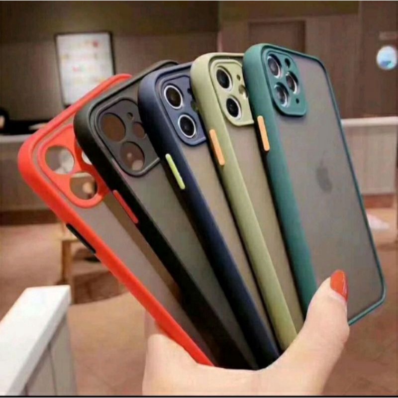 My Choice Hybrid Fuze Matte Case Bumper Softcase For Samsung J6+