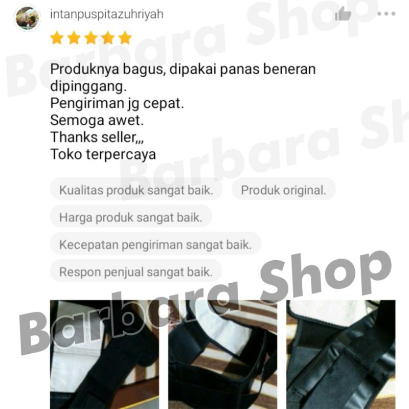 Alat Terapi Pijat Pinggang / Sabuk Terapi Pijat Magnetik Pinggang Korset Pemanas Penghangat Pinggang